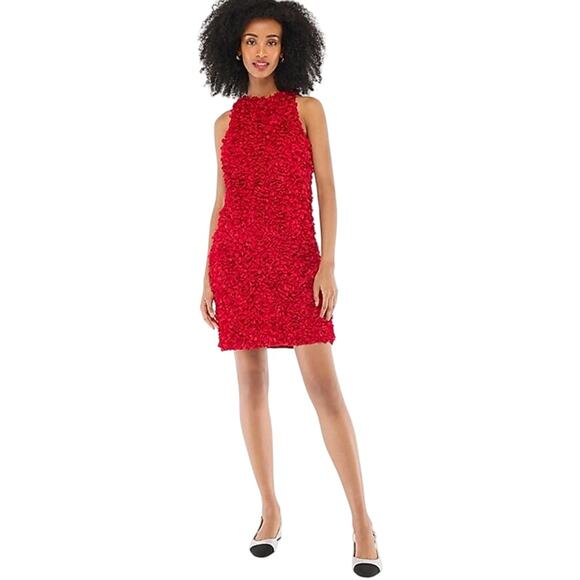 J. Crew Sheath Dress Floral Rosette - Picture 3 of 12